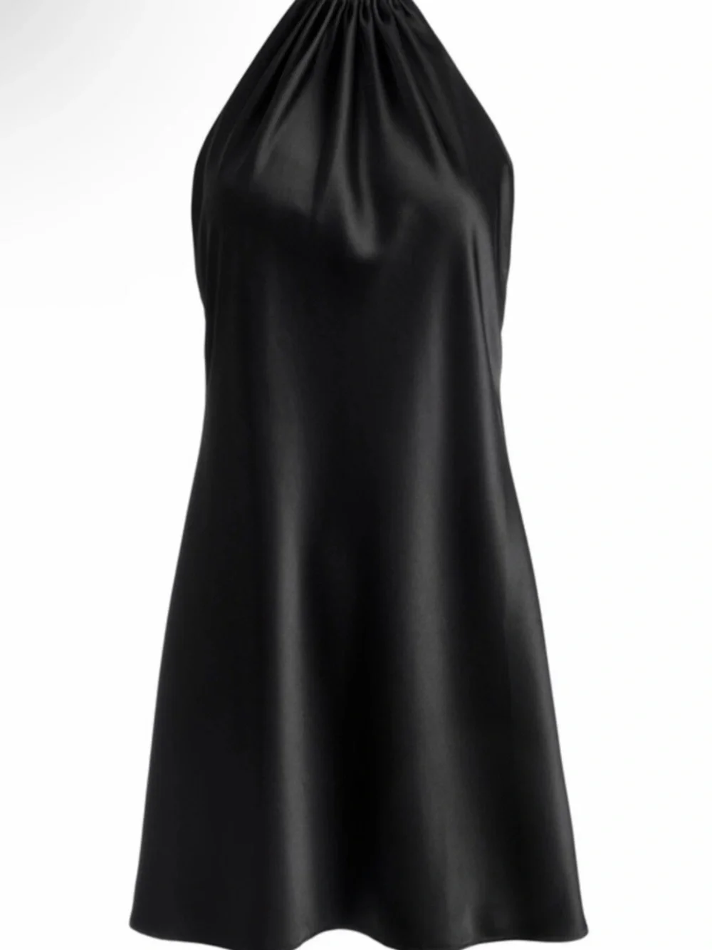 Alice + Olivia Black Halter Mini Dress - Picture 4 of 7